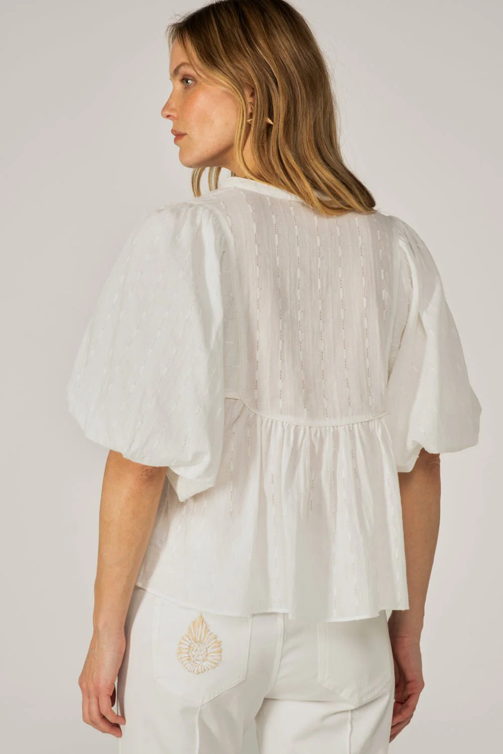 Blouse Flores - Natural White - Image 5