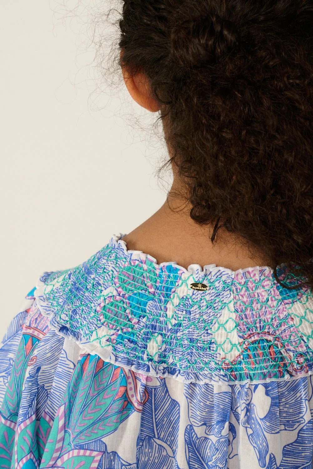 Blouse Ysee for girls - Blue Padang - Image 5