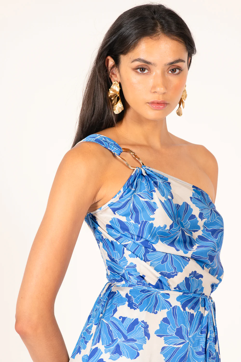 Long Dress Fanny - Blue Flower Bunch - Image 4