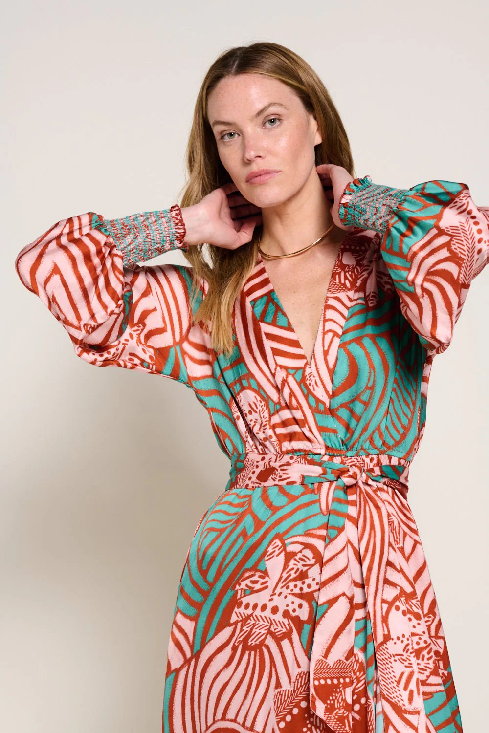 Long Dress Kristen - Brick Japonism - Image 4