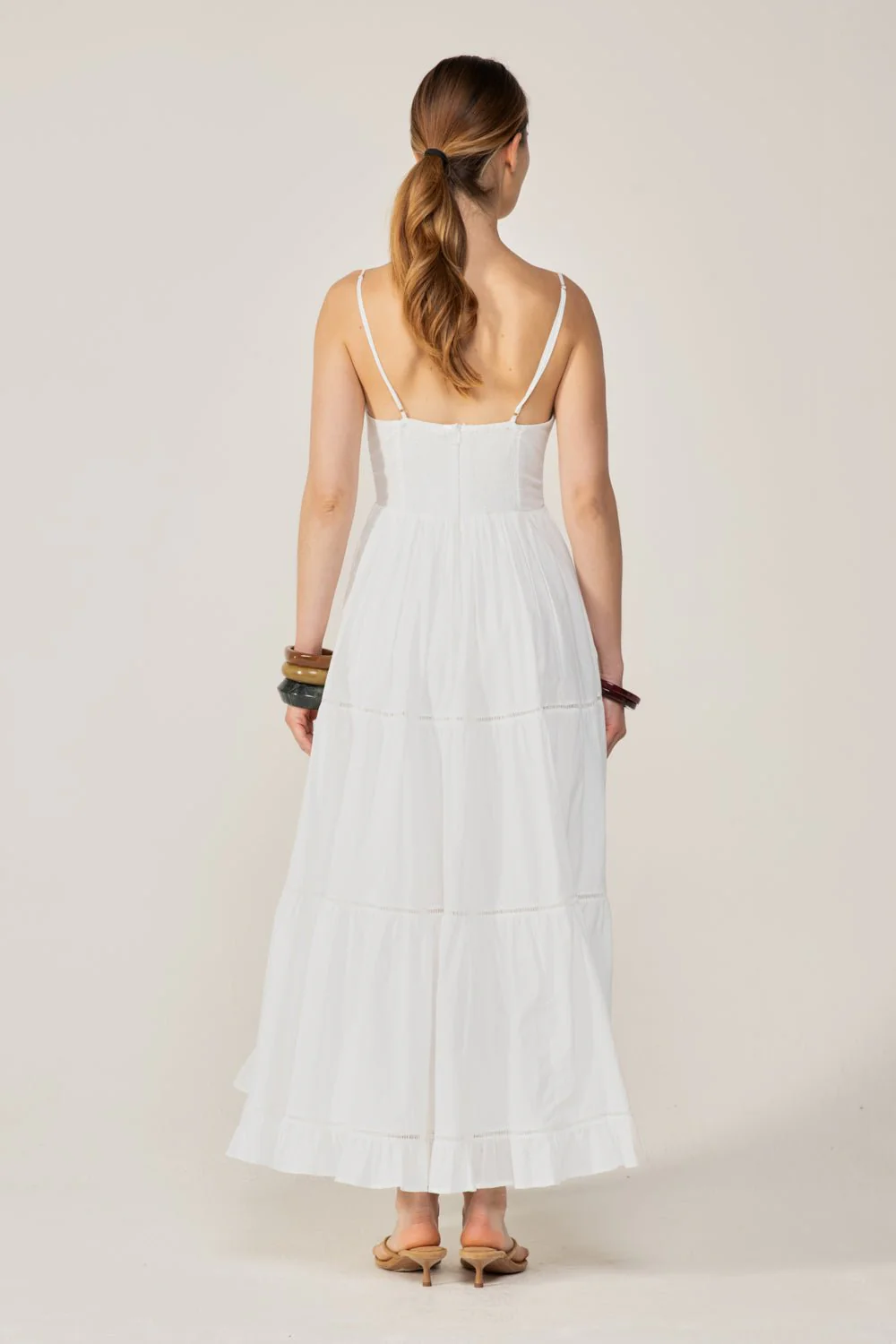 Long Dress Milena - Natural White Provence - Image 4