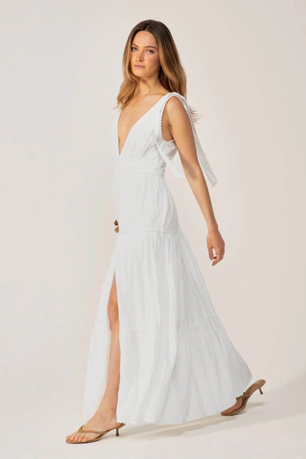 Long Dress Perla - Natural White - Image 3