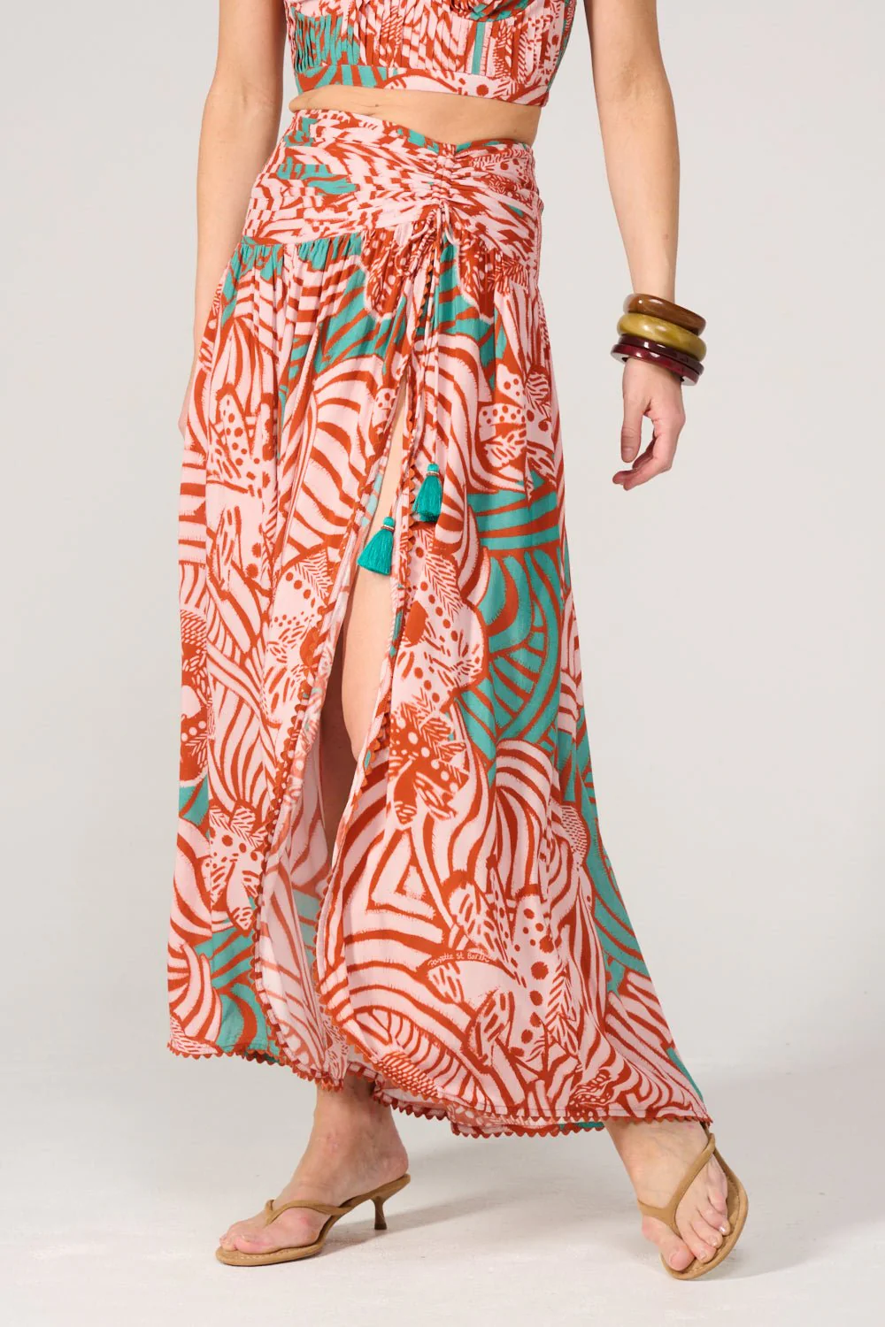 Long Skirt Carla - Brick Japonism - Image 3