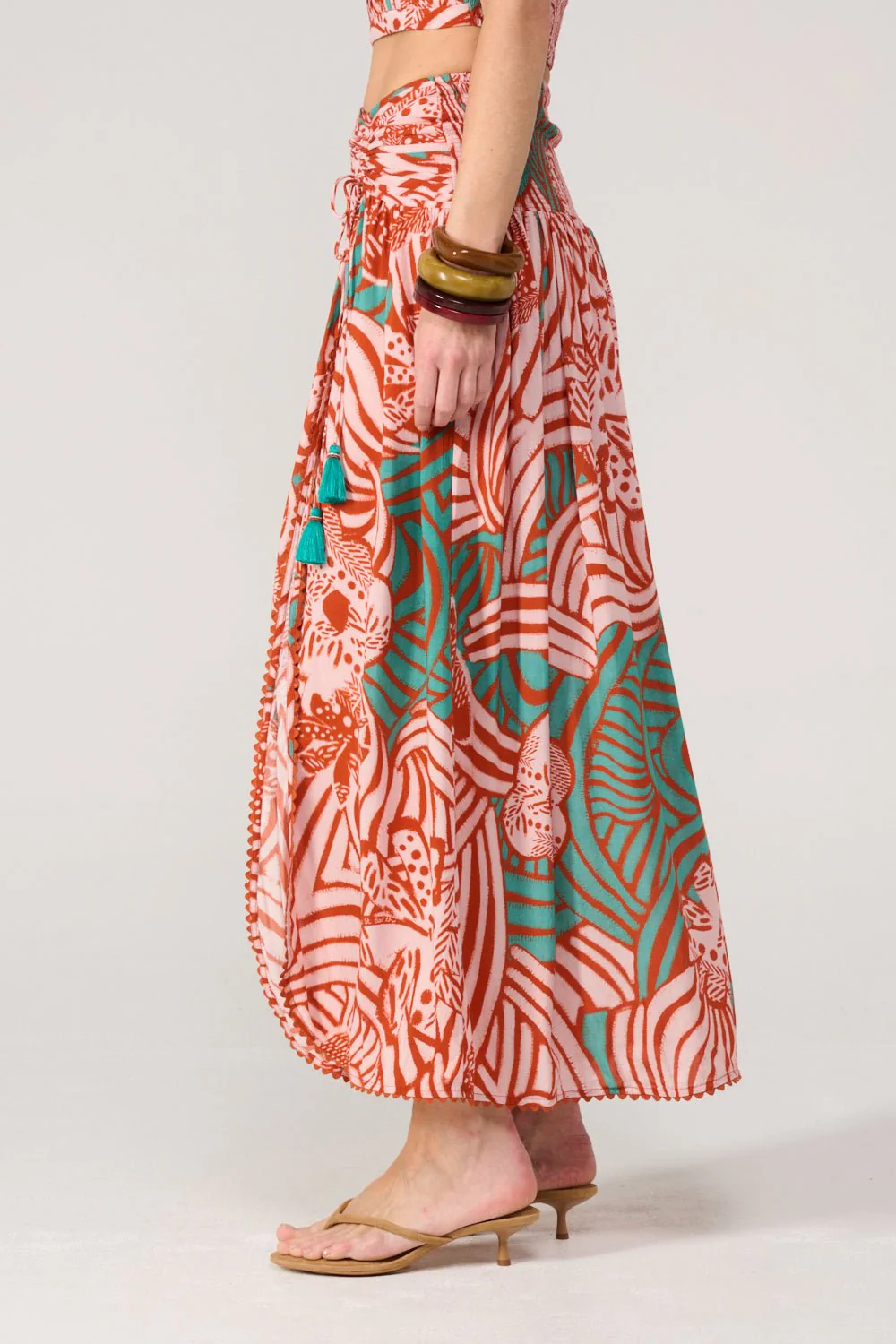 Long Skirt Carla - Brick Japonism - Image 4