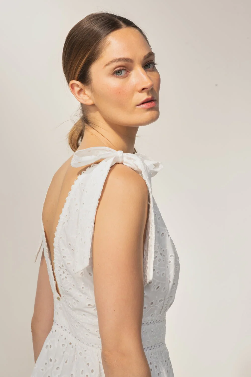 Mini Dress Cara - Natural White - Image 4