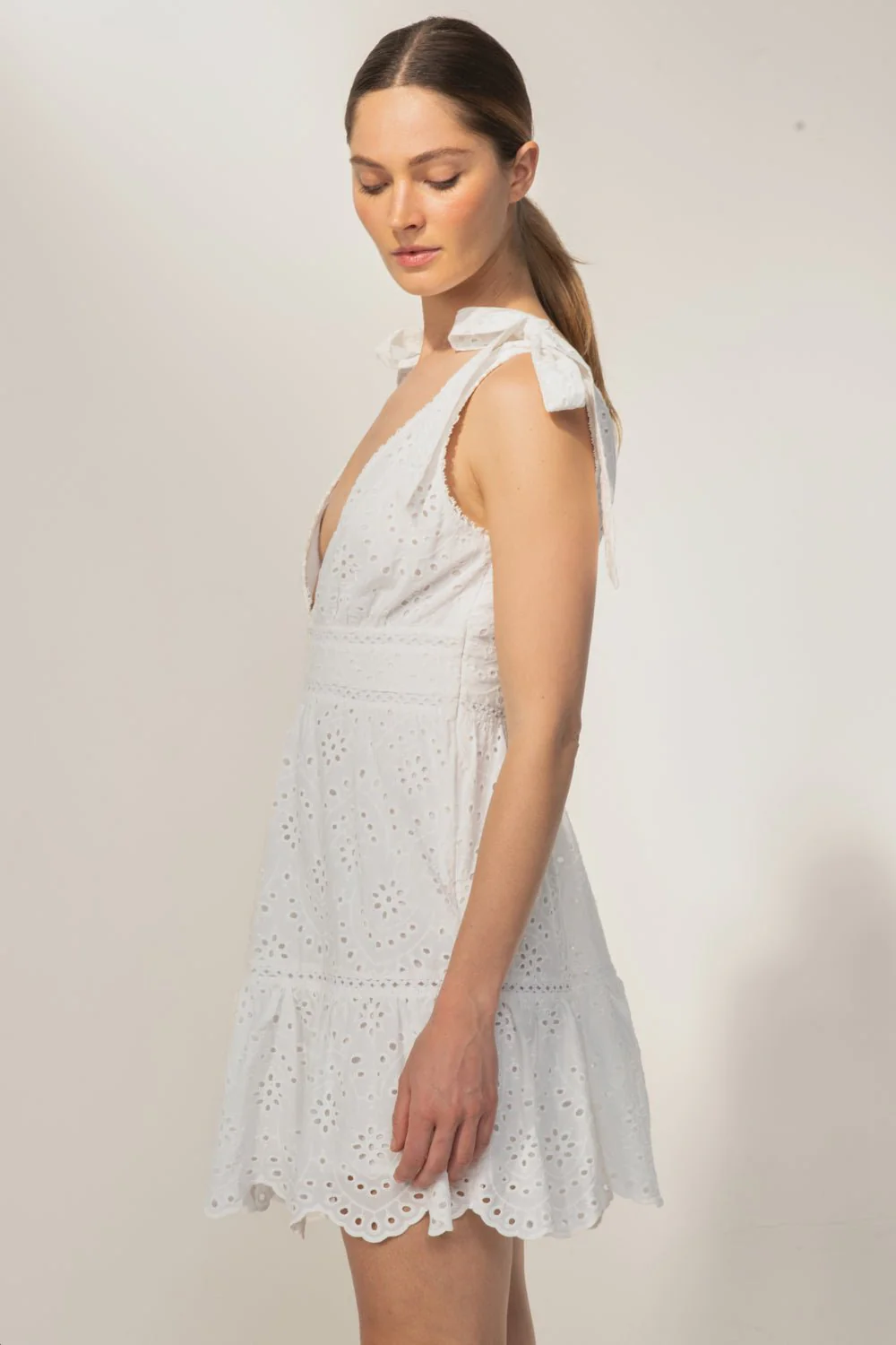 Mini Dress Cara - Natural White - Image 5
