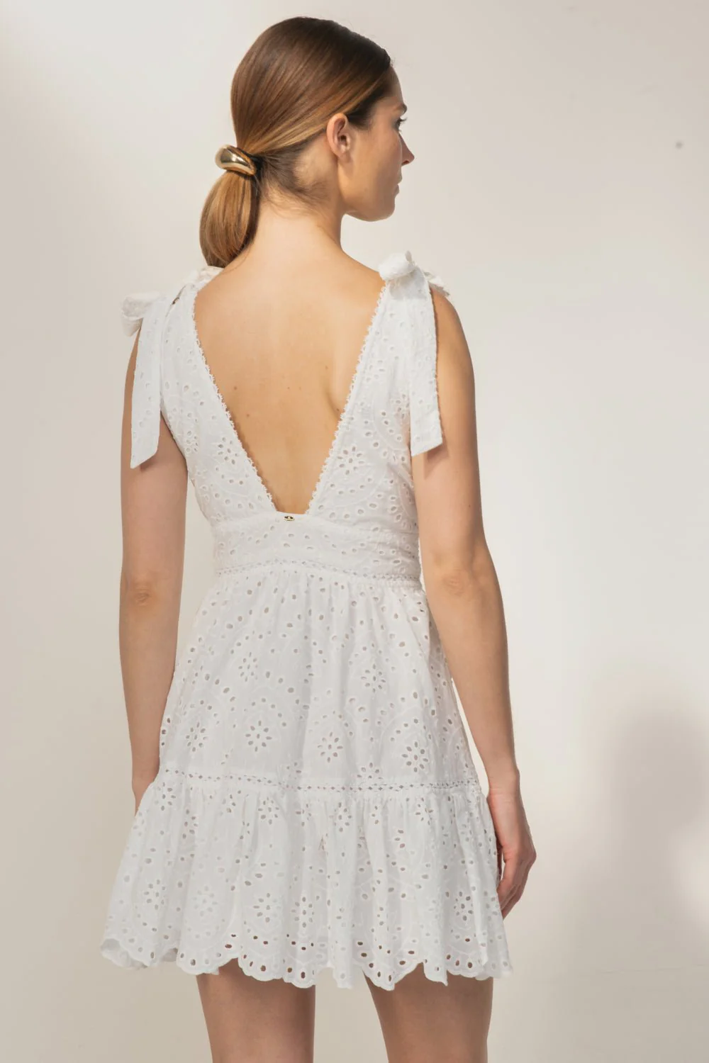 Mini Dress Cara - Natural White - Image 6