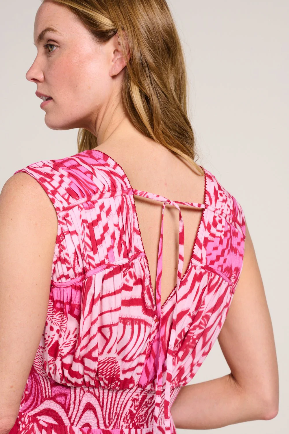 Mini Dress Ciao - Pink Japonism - Image 5