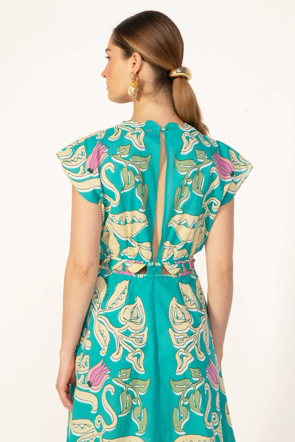 Mini Dress Hazel - Turquoise Ritual - Image 5