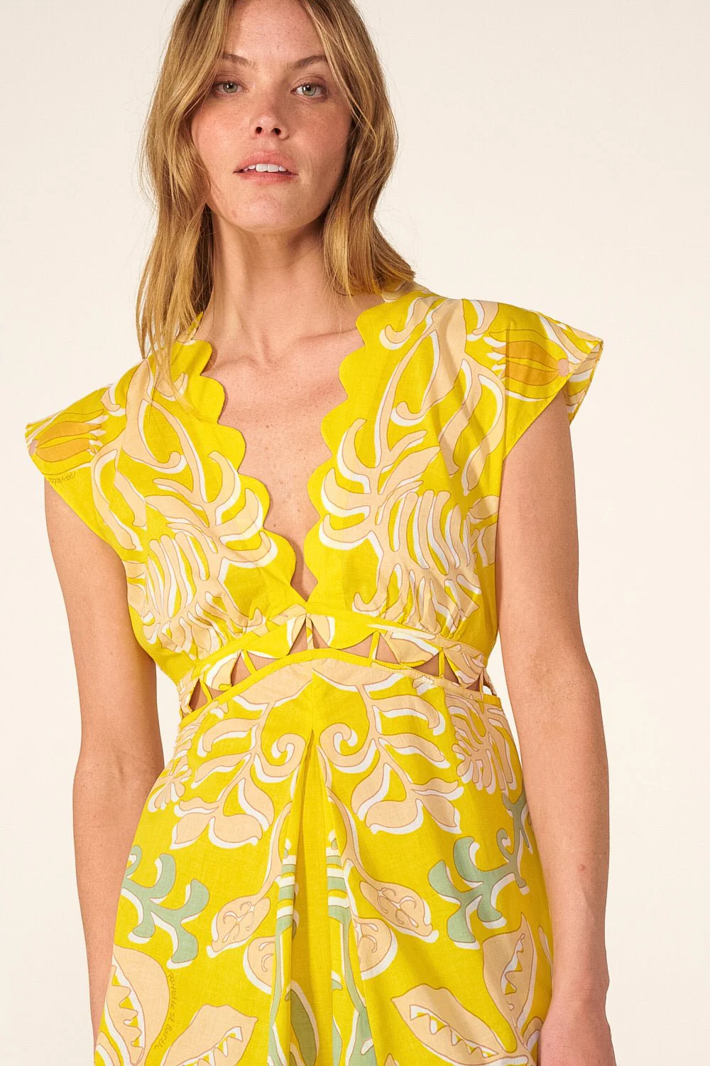 Mini Dress Hazel - Yellow Ritual - Image 5
