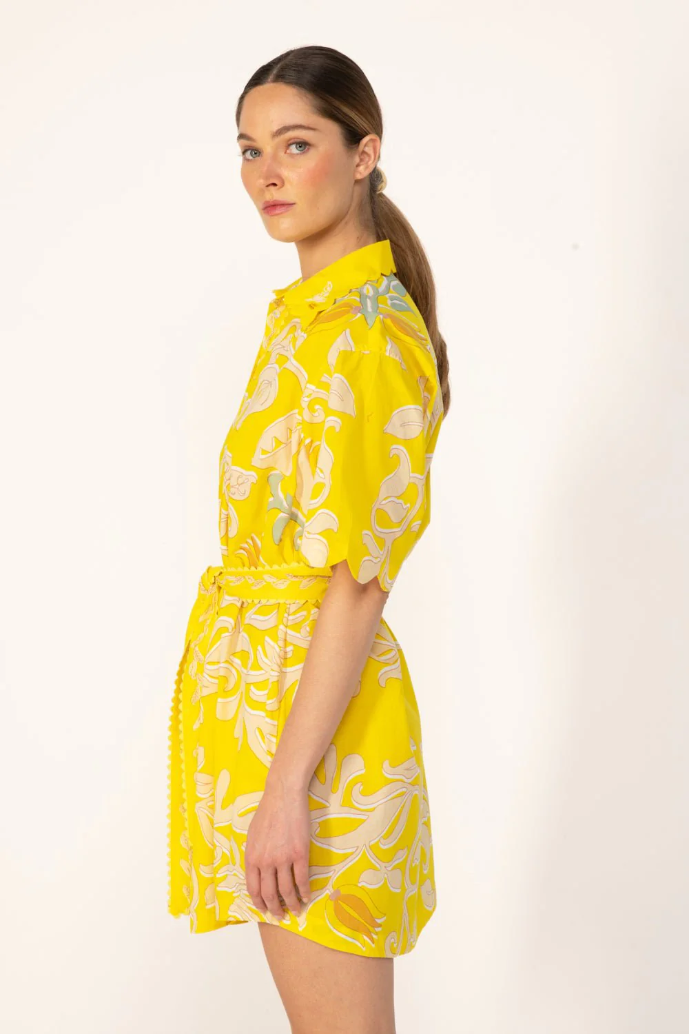 Mini Dress Wes - Yellow Ritual - Image 3