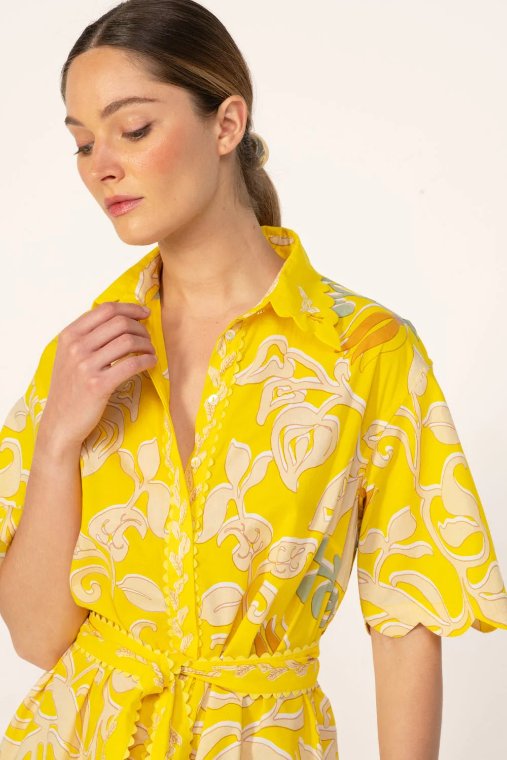 Mini Dress Wes - Yellow Ritual - Image 4