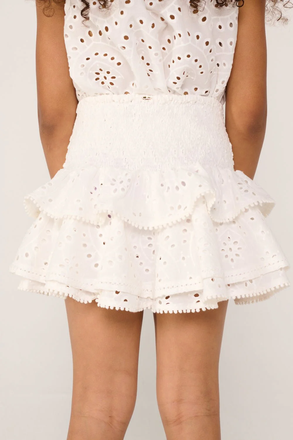 Mini Skirt Alizee for girls - Natural White - Image 8