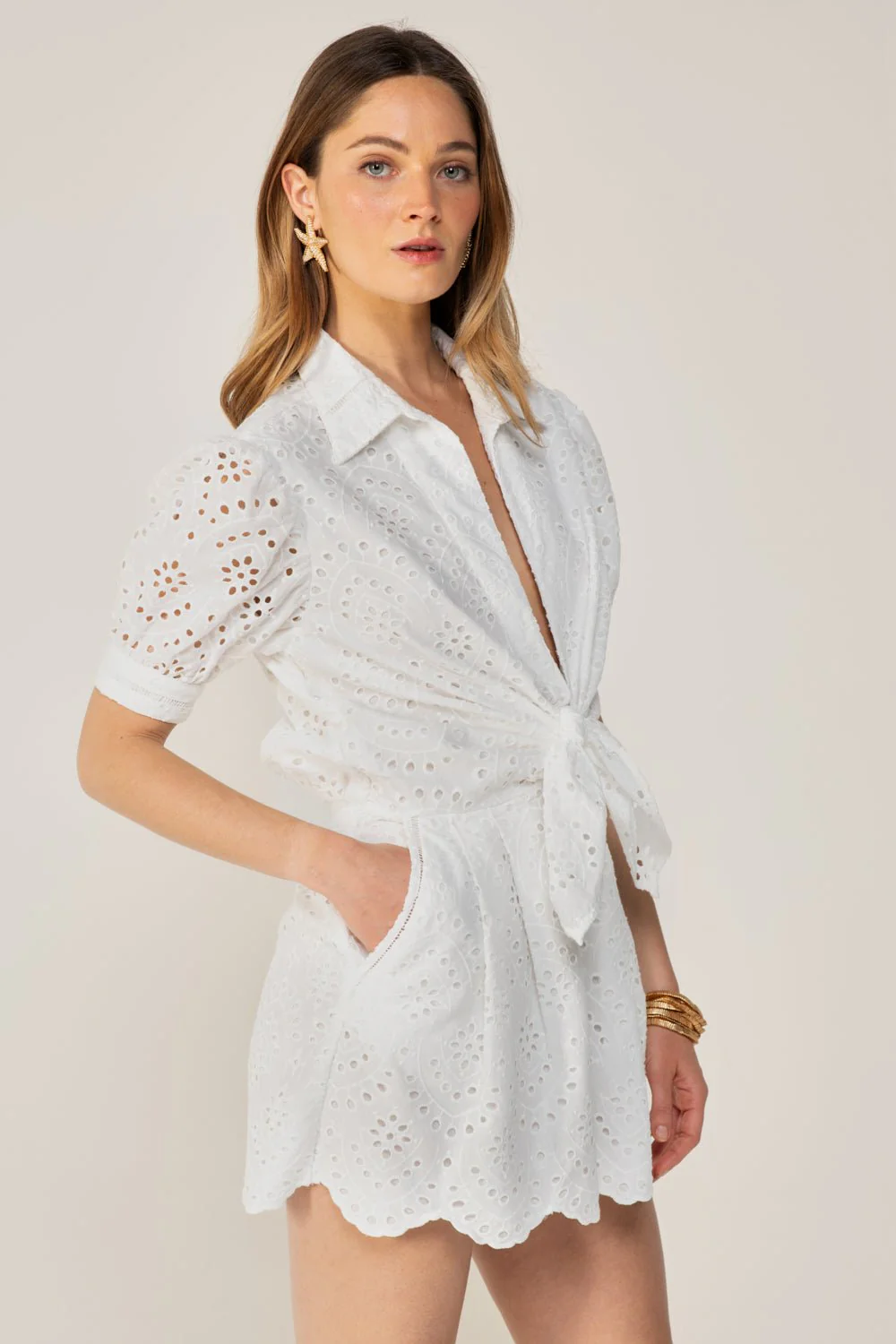 Short Jumpsuit Livia - Natural White - Image 6