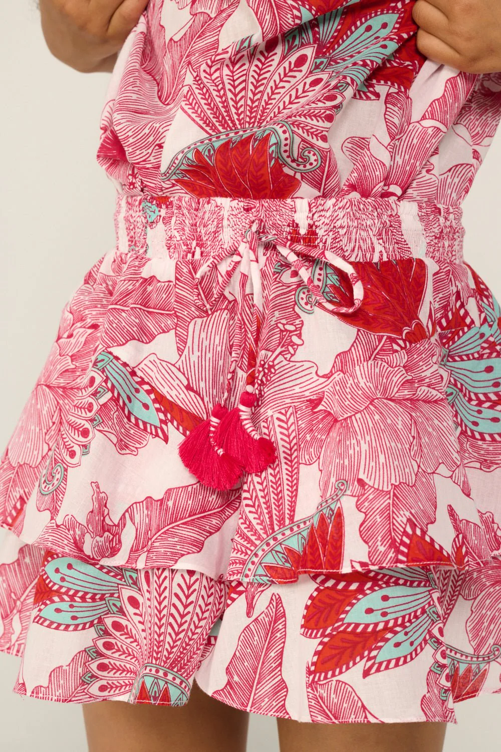 Short Thalia for girls - Pink Padang - Image 3