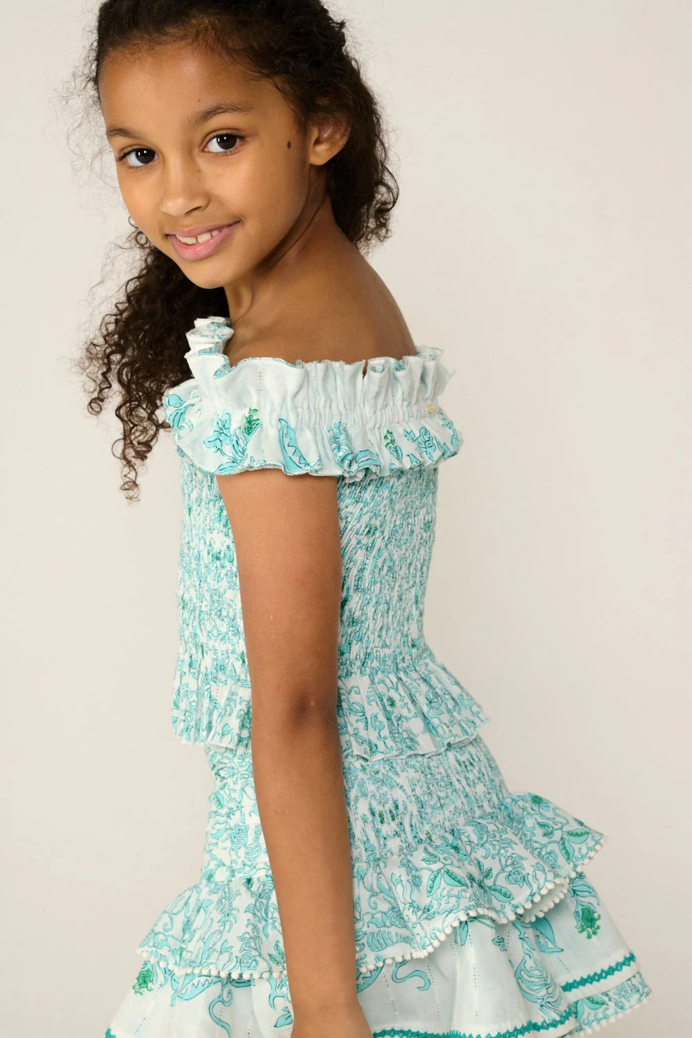 Top Alitza for girls - Aqua Tiare - Image 3