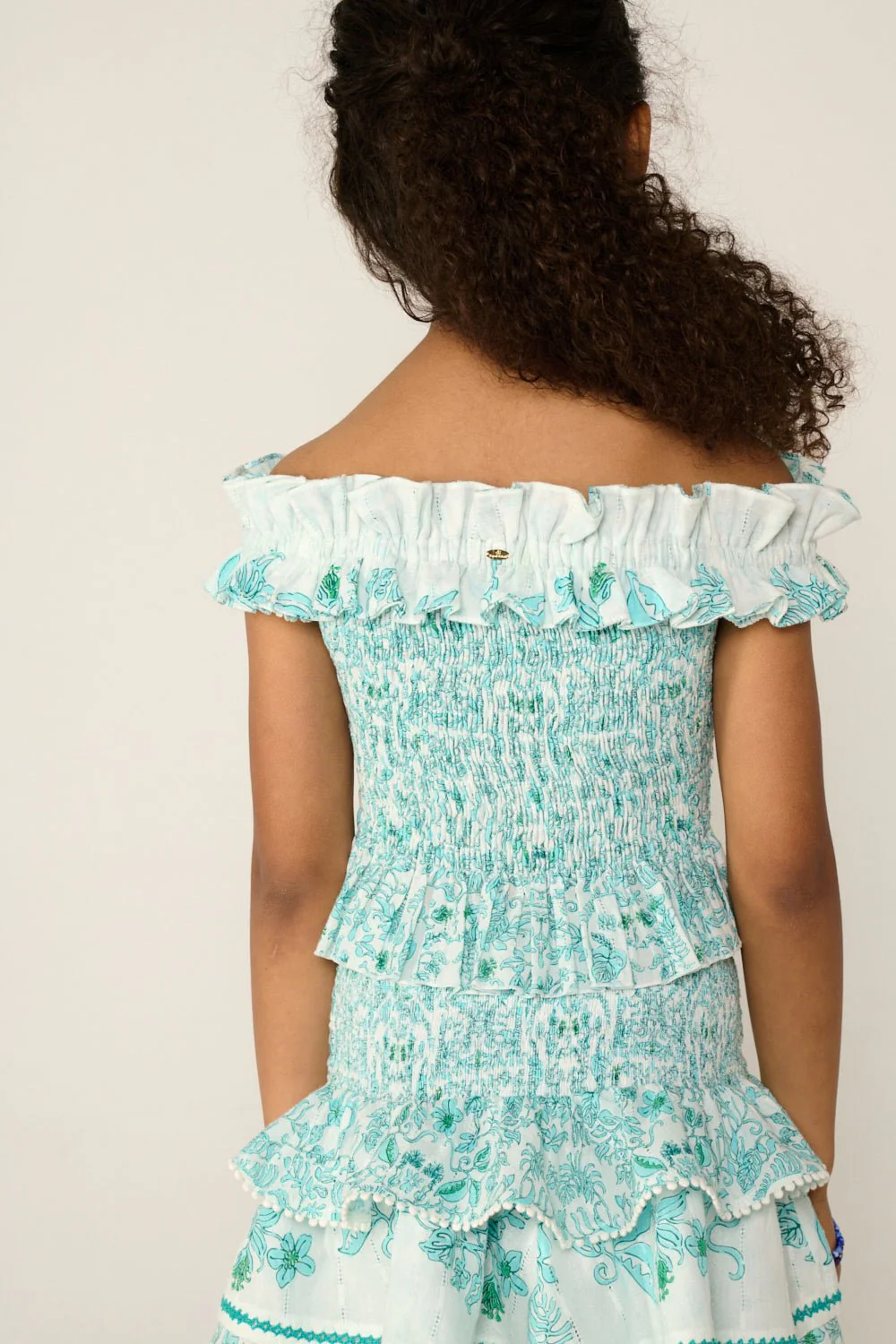 Top Alitza for girls - Aqua Tiare - Image 4