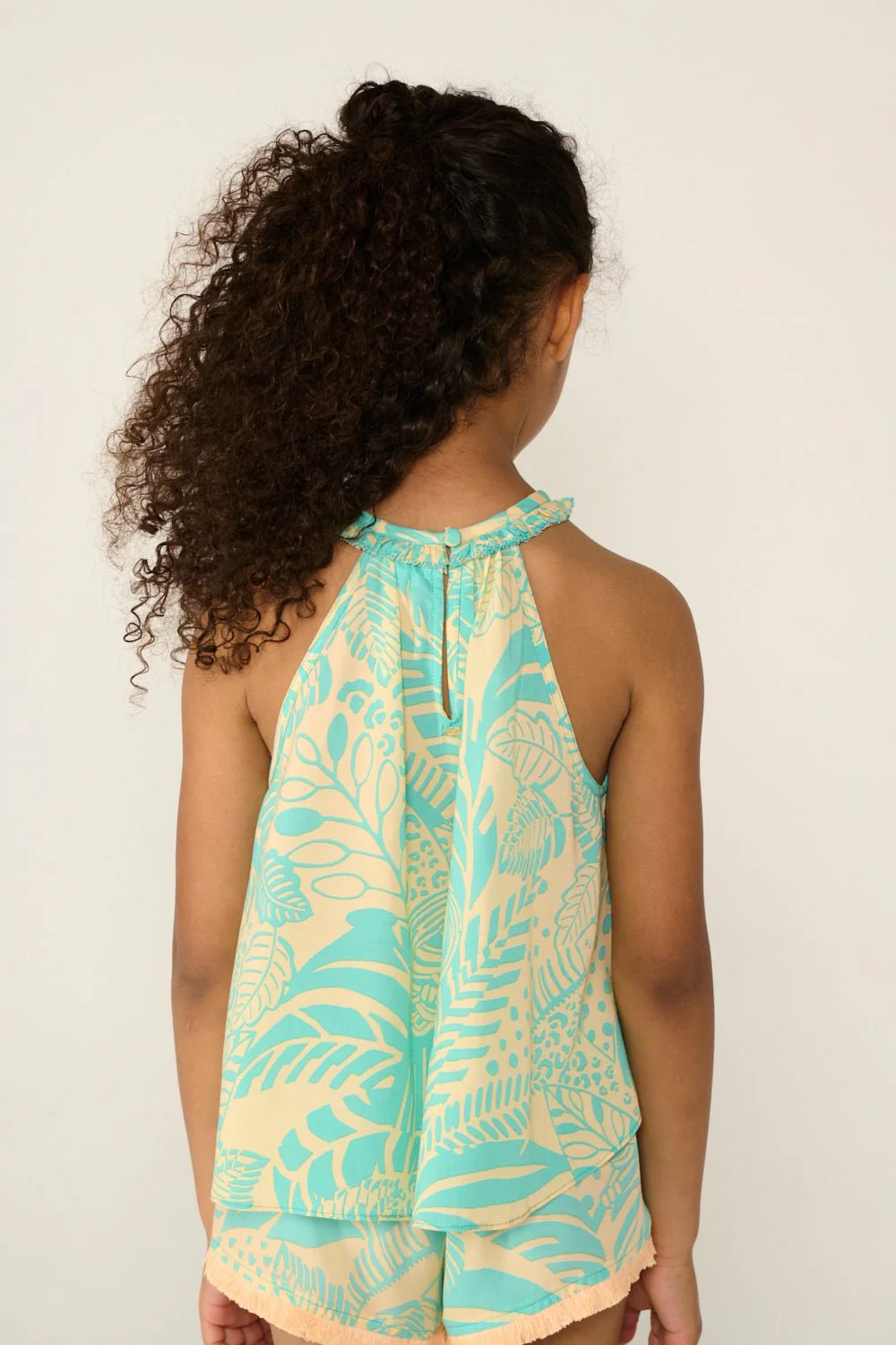Top Cleo for girls - Aqua Toucan - Image 5