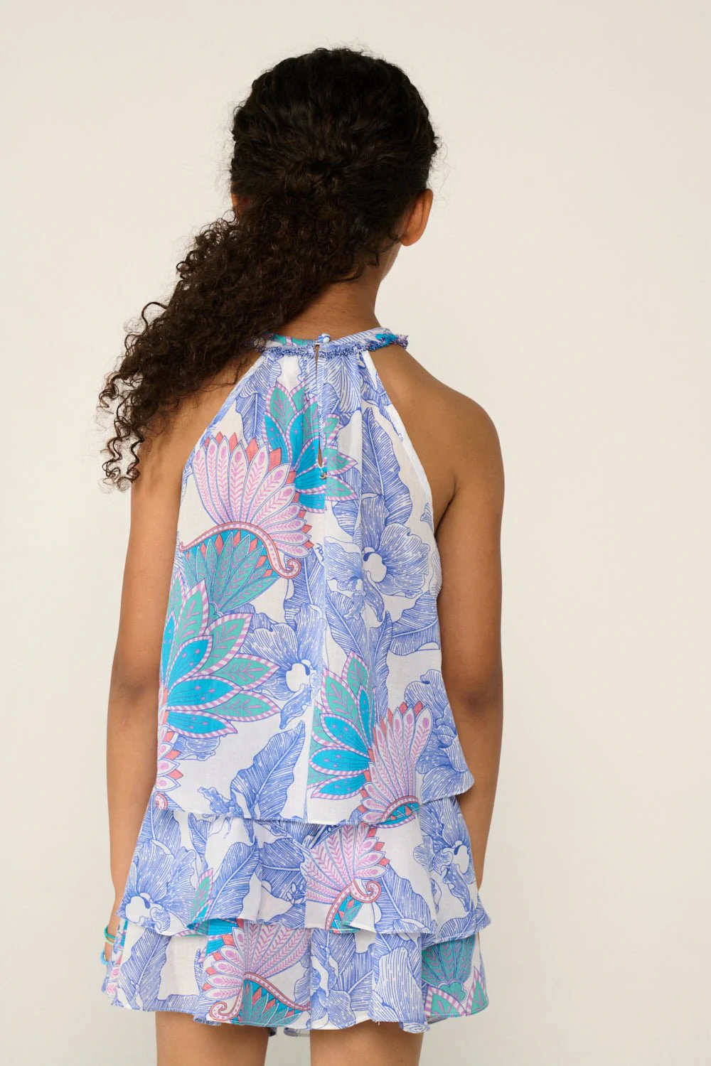 Top Cleo for girls - Blue Padang - Image 5