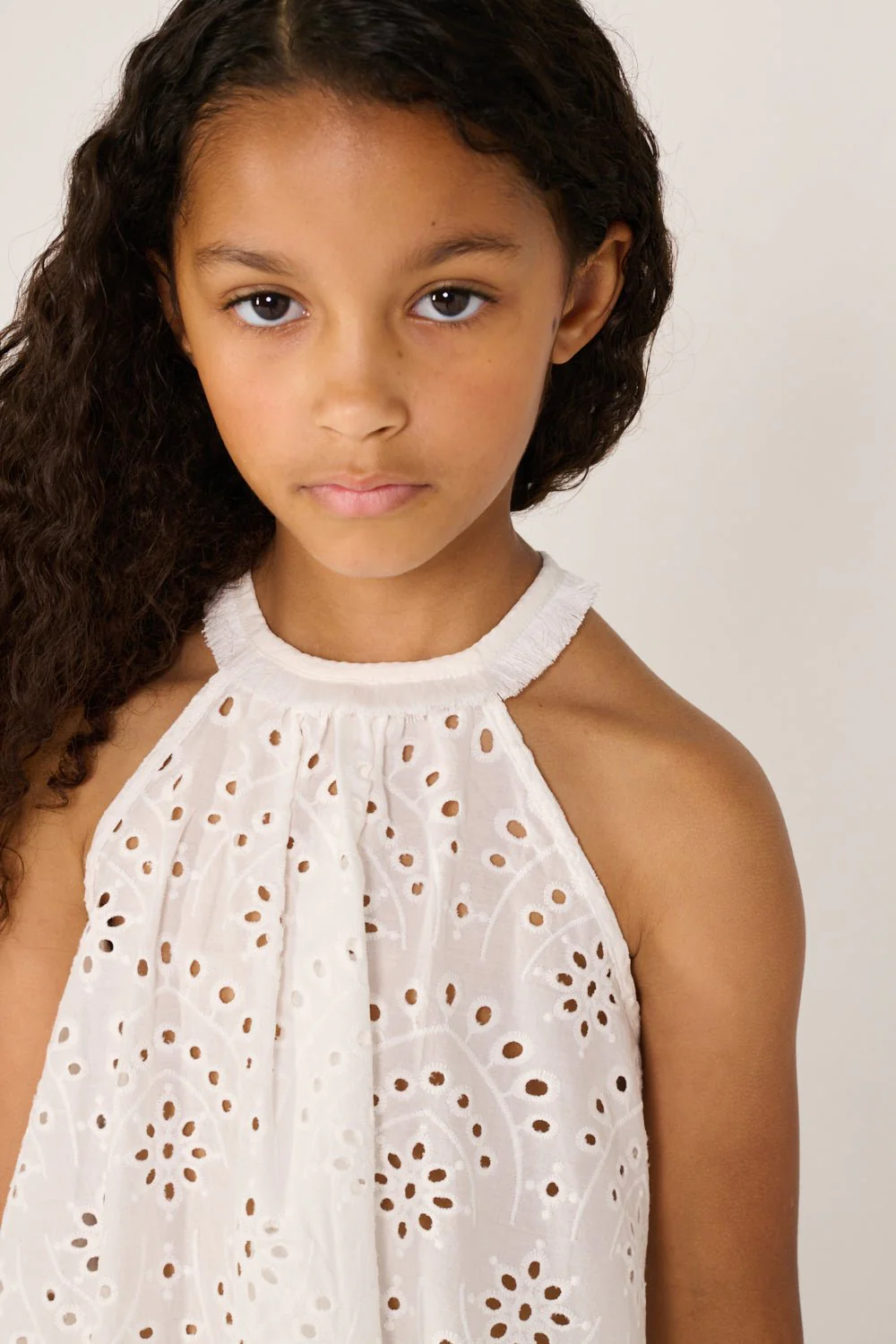 Top Cleo for girls - Natural White - Image 3