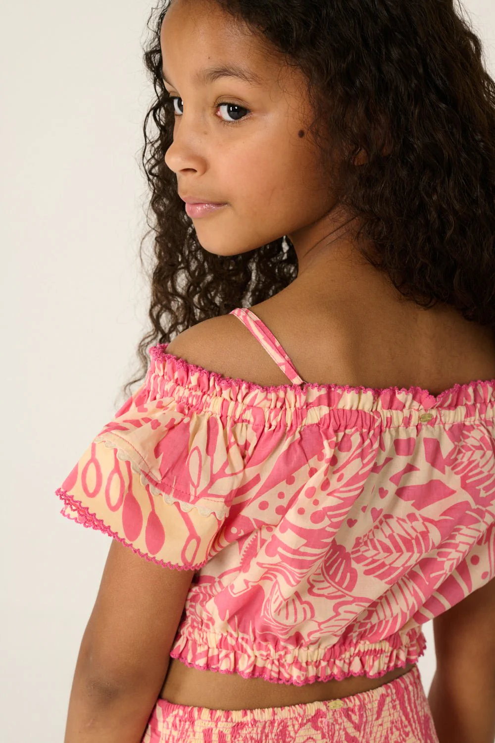 Top Donna for girls - Pink Toucan - Image 3
